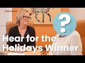 The Hear for the Holidays Winner of Free Hearing Aids is...