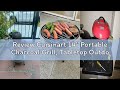 Review Cuisinart 14" Portable Charcoal Grill, Tabletop Outdoor Small Grill with Locking Lid and Dual