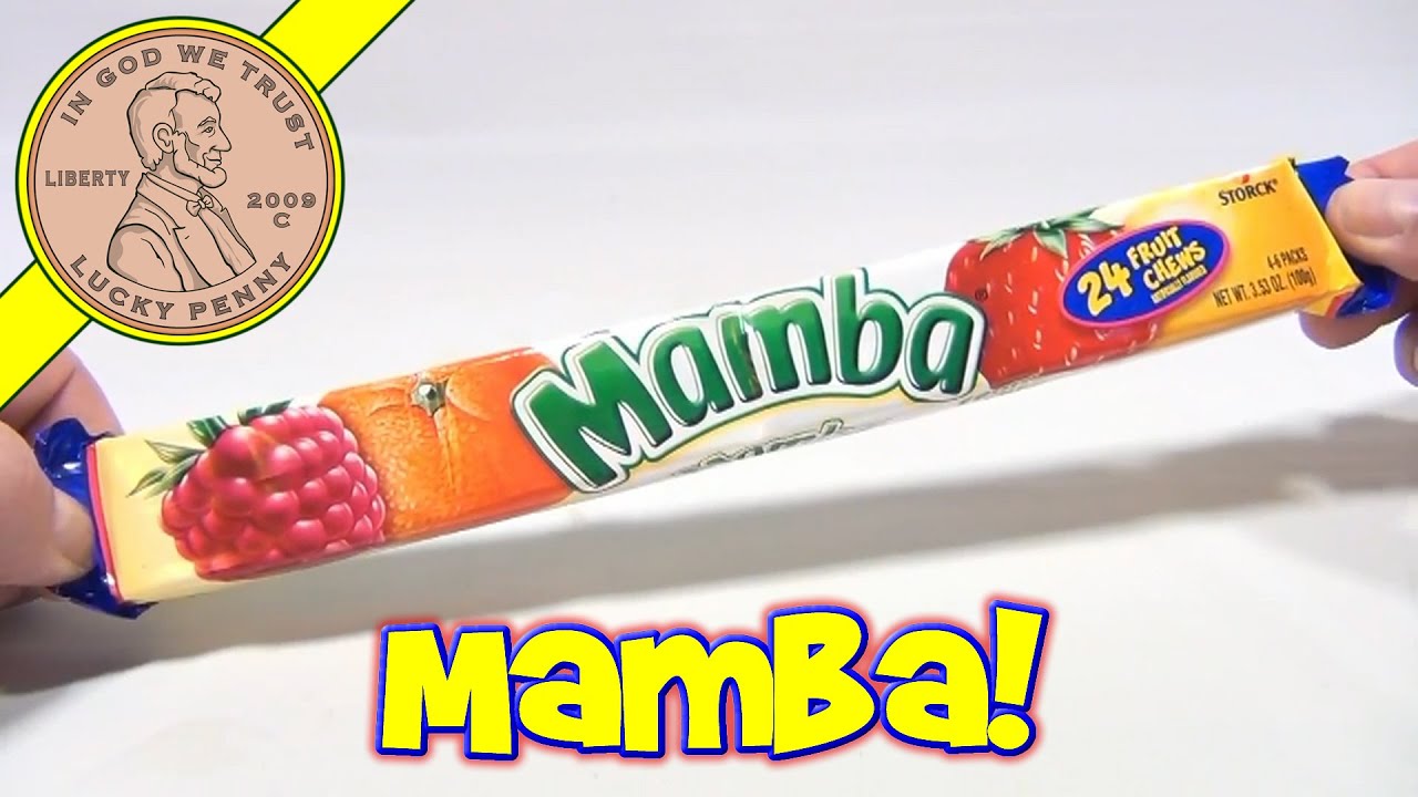 Mamba Fruit Chews, Storck Candy - to a Starburst and Hi-Chew - YouTube