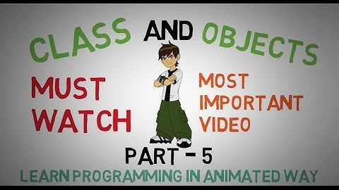 Class and Objects[Most Important Video] Part-5 (Complex Number  Program)-23