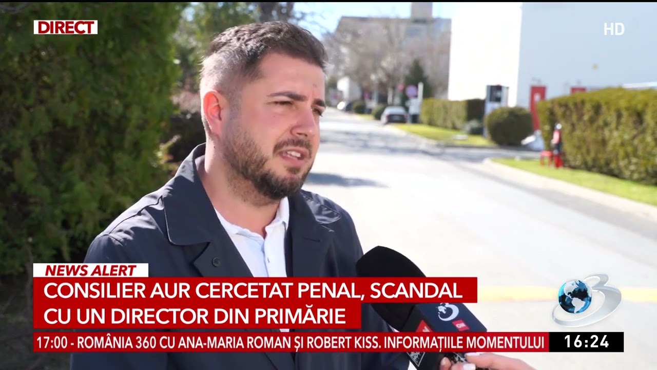 Consilier AUR cercetat penal, scandal cu un director din primărie