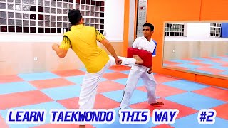 How To Do Taekwondo Cut Kick part 2 | Side Kick for Sparring | Taekwondo Cut Kick Training part 2