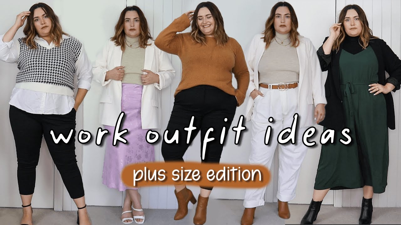 WORK Outfit Ideas For Plus Size Boss Babes! - YouTube