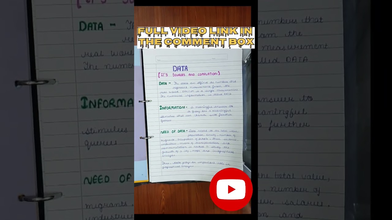Geography practical file class 12 | project file decoration idea|full video link in description|