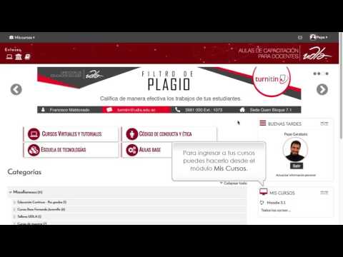 Tutorial moodle navegación en plataforma estudiante