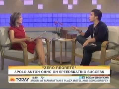 Apolo Ohno discusses Zero Regrets on Today Show
