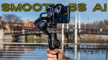 This Smart Gimbal Can Handle Large Phone Setups // ZHIYUN Smooth 5S AI