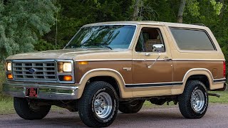 Legendary 1984 Ford Bronco!  Frankman Motor Company  Walk Around & Driving