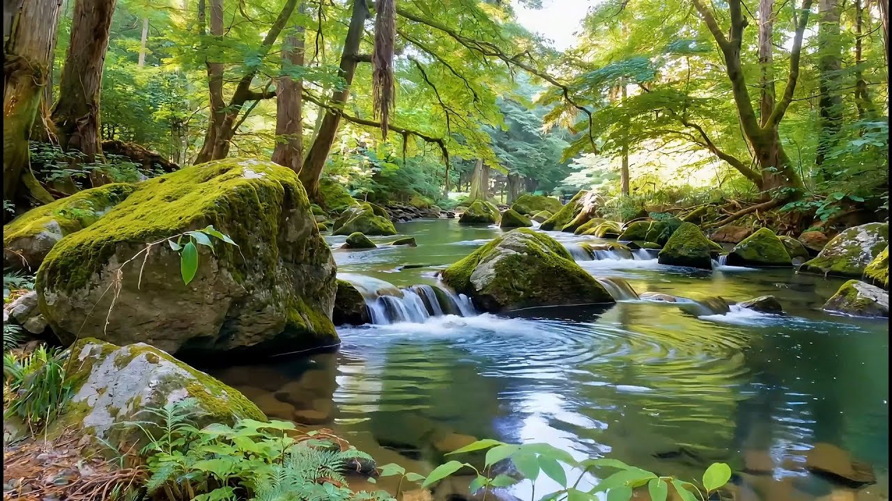 Beautiful Forest River Soundscape | Press Play and Escape Into a World of Peace and Nature