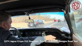 1974 Jaguar E-type V12 Roadster - Tom P. - Autosport Designs Road