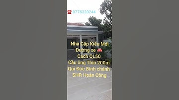 nhà Cấp 4 Kiểu Mới đẹp Tuyệt Vời Qui Đức Bình chánh SHR Hoàn Công Đủ | BĐS Cần Giuộc Long An #Shorts