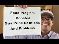 Food Programs Boosted | Gas Price Solutions and Problems | New Bill Passed But It Was Done Sneakily