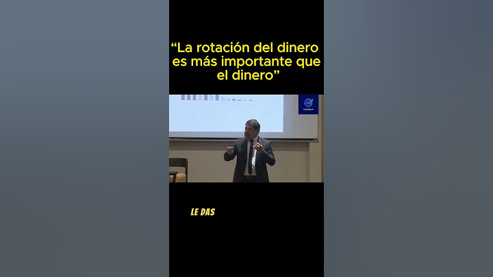 "La circulación del dinero es más importante que el dinero💰Claudio Zuchovicki #finanzas  #economía