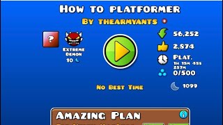 How to platformer longest plat level