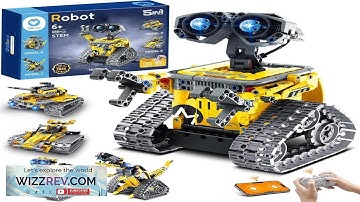 Sillbird Robot Building Kit with Remote Control STEM Gifts for Boys Age