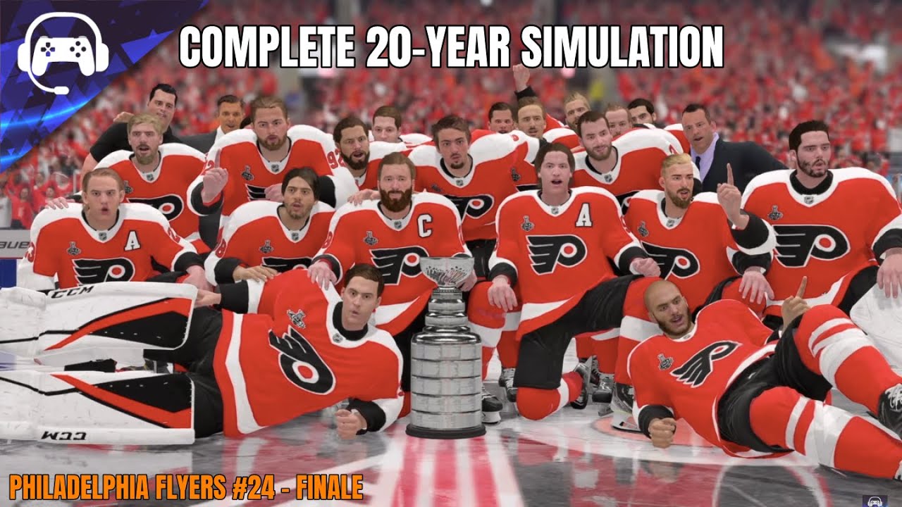 COMPLETE 20-YEAR SIMULATION NHL 22 Philadelphia Flyers Franchise Mode #24