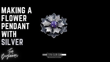 DIY Flower Pendant with Silver | Beginner Silversmithing Tutorial