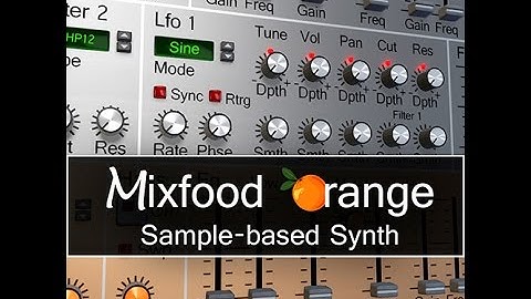 Mixfood Orange (Rack Extension for Propellerhead Reason) Demo
