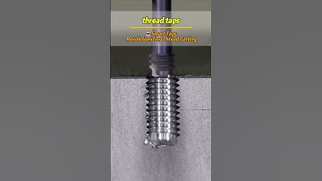 🤖Smart Taps Revolutionizing Thread Cutting#taps #cnc #tapping #spiral