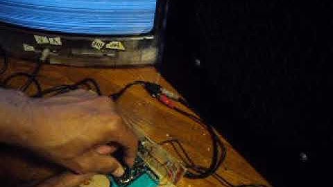 circuit bent micro jammer drum demo for skintape