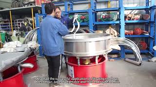 Fine Powder High Frequency Circular Vibrating Filter Sieve Equipment