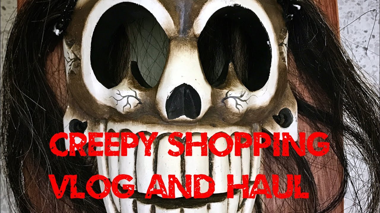 Fight at the thrift store while creeping shopping and Halloween Haul