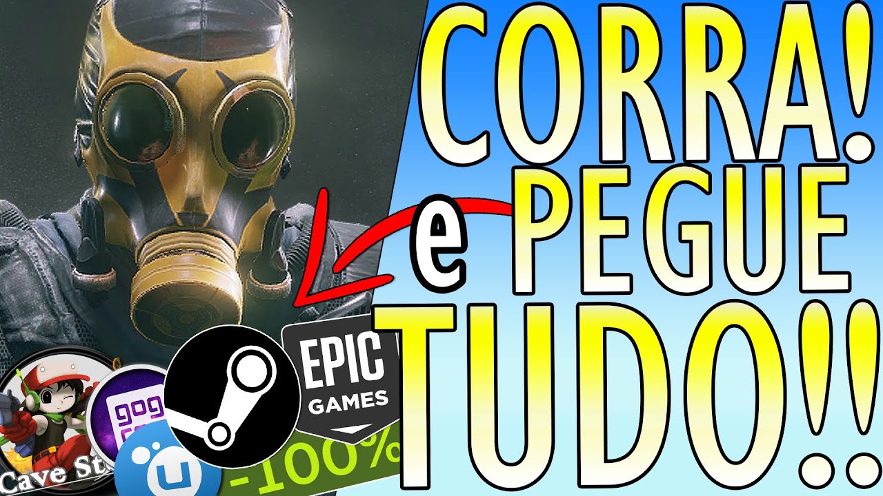 OPA!! TUDO O QUE ESTÁ de GRAÇA AGORA no PC! JOGOS GRÁTIS para PC na STEAM e  EPIC GAMES STORE 