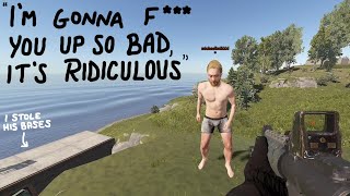 Rubbing SALT into the Wounds of Raging Rust Players | RUST TROLLING