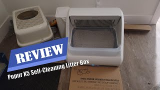 Popur X5 SelfCleaning Litter Box Review 2024  Watch before You Buy