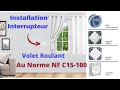 comment installer un interrupteur volet roulant au norme