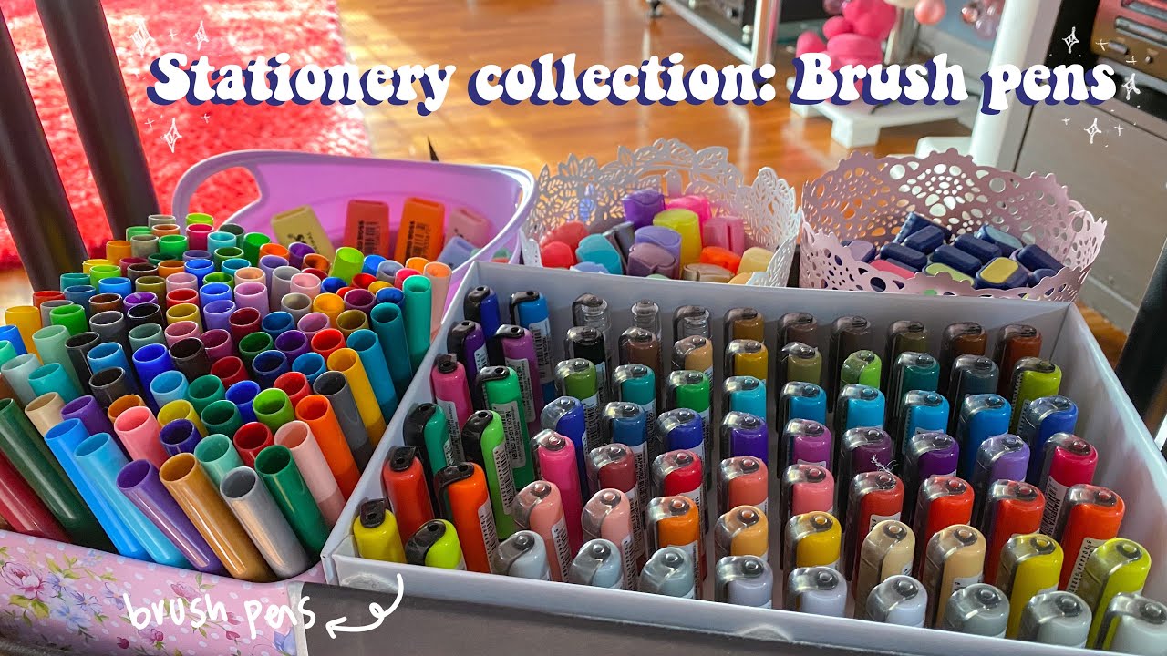 MY STATIONERY COLLECTION - EP 2: Brush Pens! (La mia collezione di cancelleria)