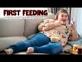 (F4A) First Feeding - Weight Gain Feedism Story