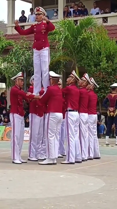 Formasinya hanya untuk paskibra yang sudah terlatih! #paskibraka #trending #foryoupage #lkbb2022