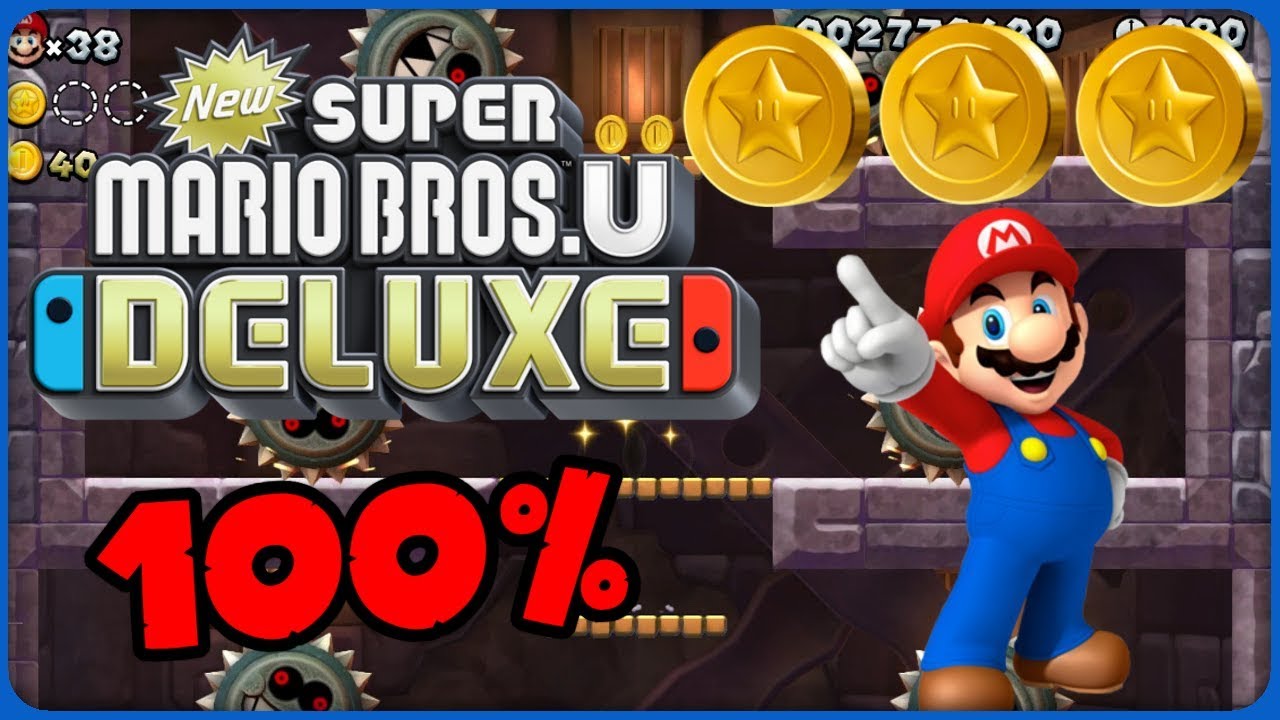 6T Grinding Stone Tower ️ New Super Mario Bros. U Deluxe ️ 100 All