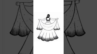 Cute Girl Drawing Easy Sketch ✨ Beautiful Girl Drawing Tutorial 🎨 #shorts #girldrawing