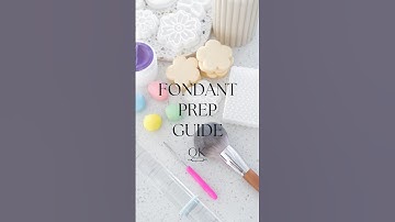 Hey bakers! As requested, here’s my  fondant prep guide, more info in description #fondant #cookies