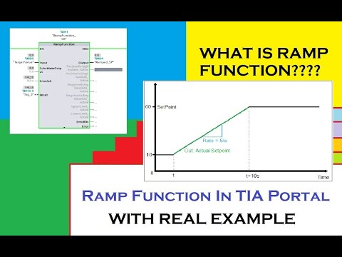 Ramp Function in TIA Portal