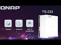 Latest qnap 2bay nas  ts233 product overview and plex test