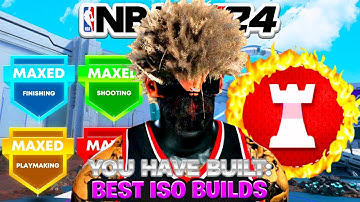 THE MOST GAMEBREAKING ISO BUILDS IN NBA2K24! BEST 3 ISO BUILDS!