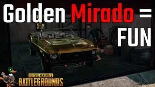 Having fun with the Golden Mirado [PUBG]