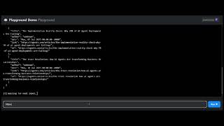 Instant Agent Test in agents one Playground
