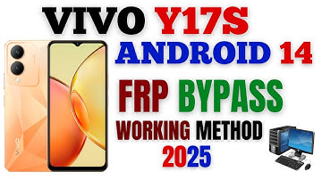 Vivo Y17s Android 14 Frp Bypass/Unlock Google Account Lock Without Pc (V2310) Frp Bypass Android 14✅