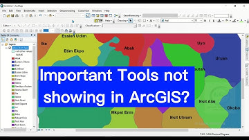 Important tools not showing in ArcGIS solved