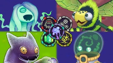 All Ethereal Monsters - All Monster Sounds & Animations (My Singing Monsters)