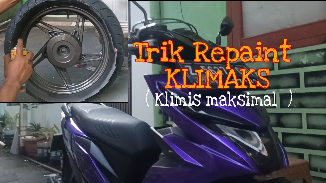DITON PREMIUM GUN METAL REPAINT VELG BEAT FI KLIMIS MAKSIMAL 