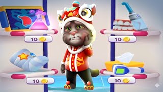 My Talking Tom 2 Lunar New Year update Tiger Costume set Unlocked Special event Gameplay Android ios screenshot 3