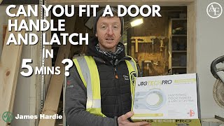 CAN YOU FIT A DOOR HANDLE AND LATCH IN 5 MINS ?