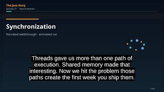 The Java Story Ep 37: Synchronization