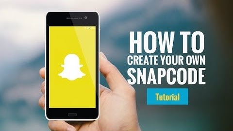 How to Create Your Own Snapcode