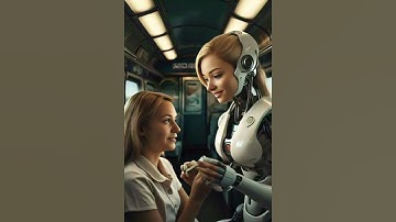 Robot Helps on the Train! #starwars #nextgenai #robotics #robot #automation #roboticssystem #aiart